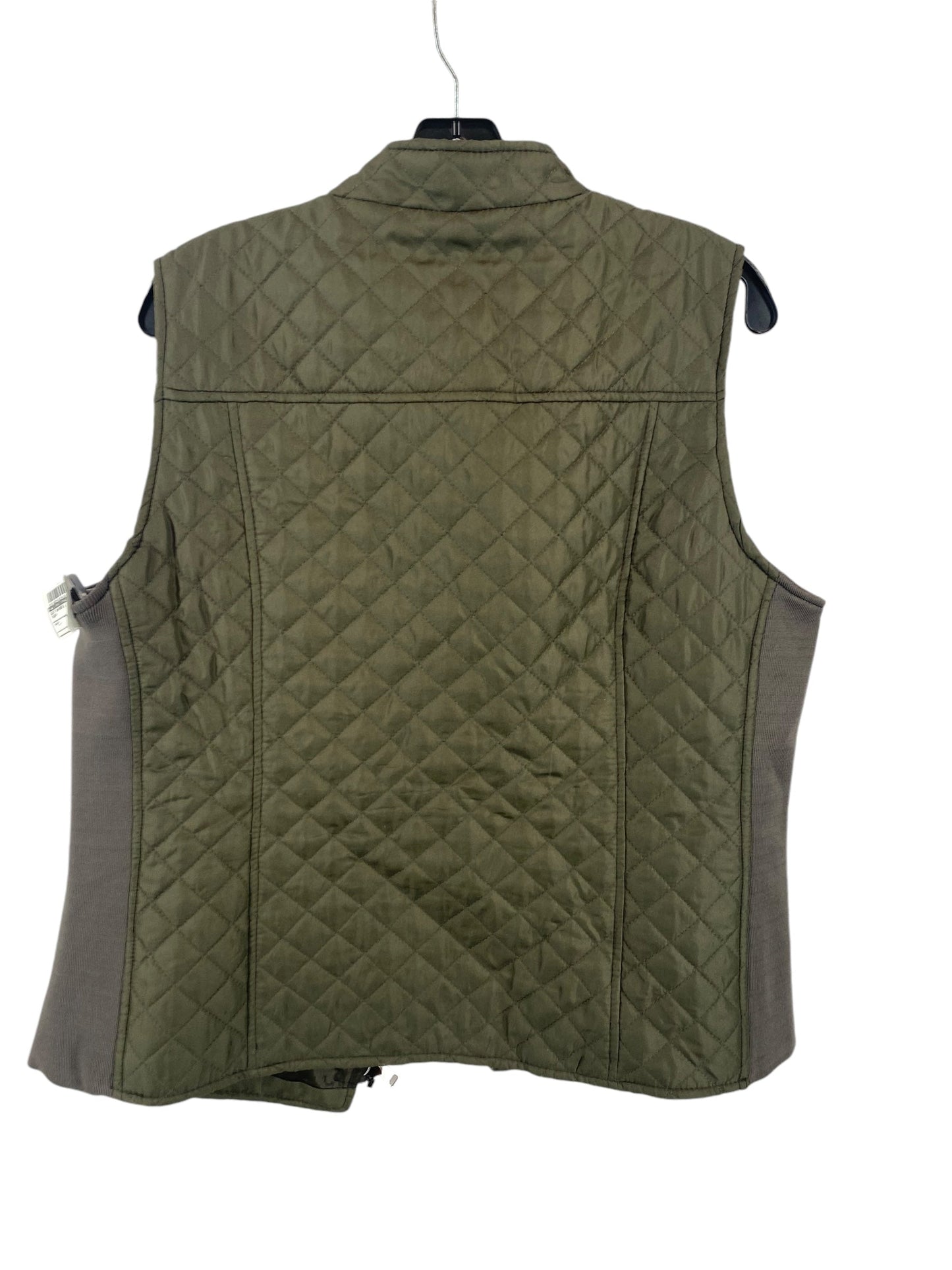 Vest Puffer & Quilted By New Directions In Green, Size: L