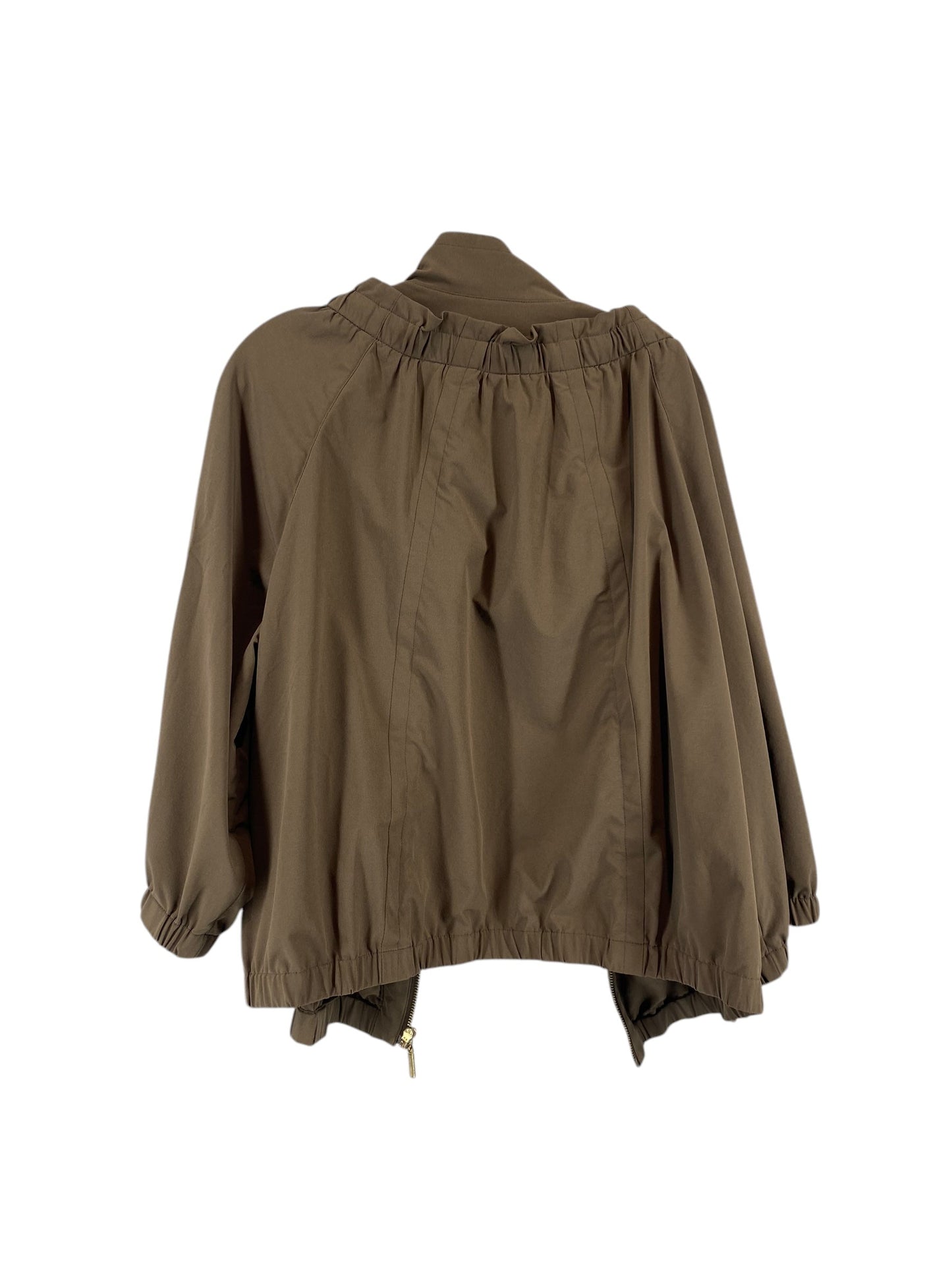 Jacket Windbreaker By Zenergy By Chicos In Brown