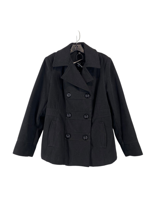 Coat Peacoat By George In Black, Size: L