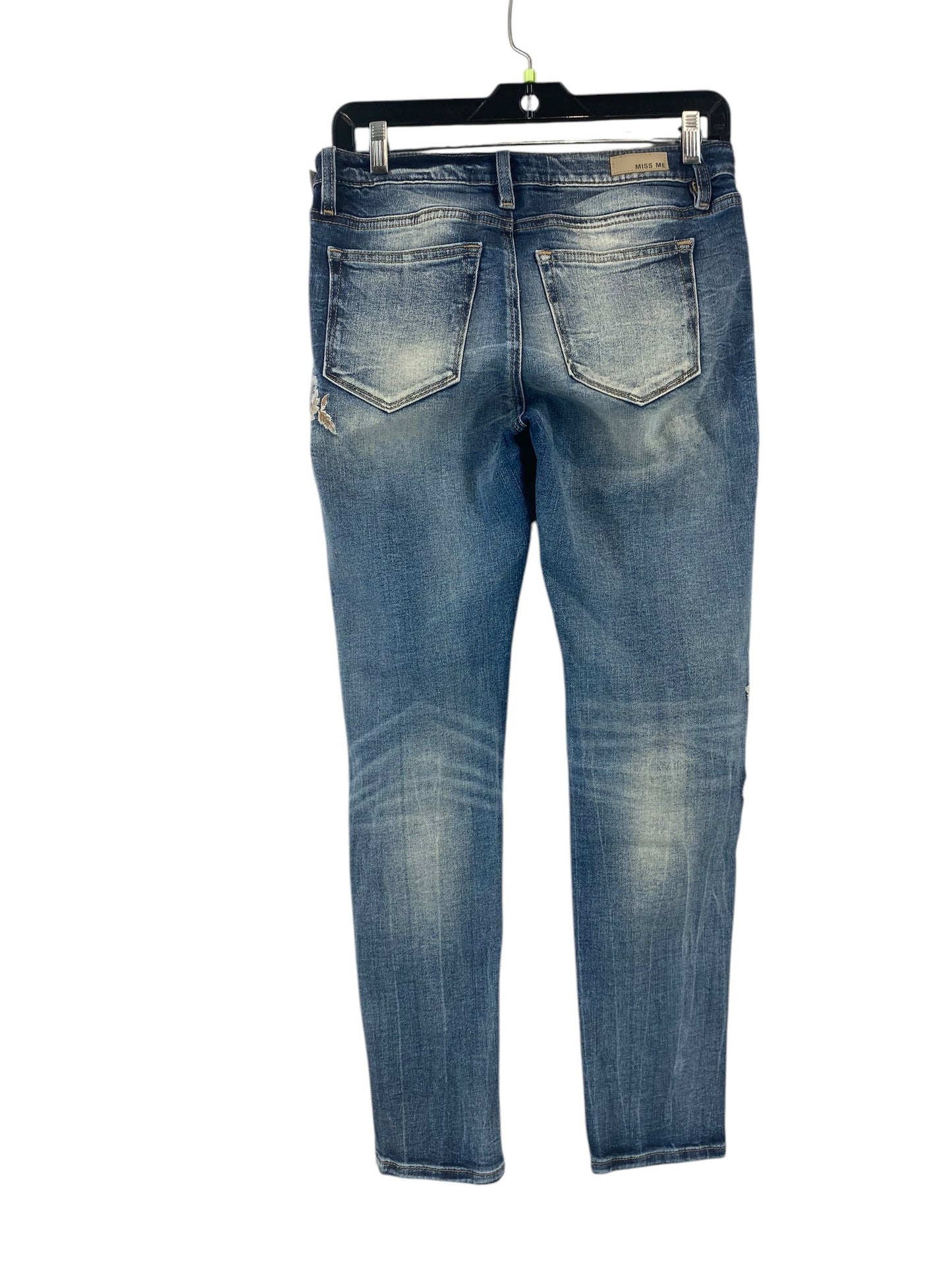 Jeans Skinny By Miss Me In Blue Denim, Size: 4