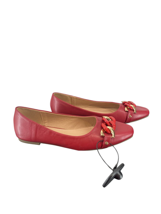 Shoes Flats By Classique In Red, Size: 9