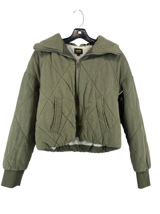 Jacket Puffer & Quilted By Ci Sono In Green, Size: L