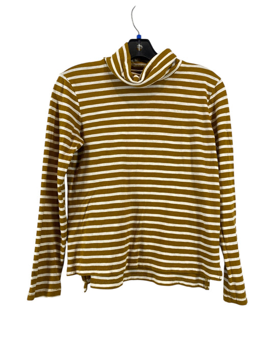 Top Long Sleeve By Madewell In Striped Pattern, Size: S