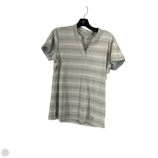 Top Short Sleeve By Columbia In Grey, Size: M