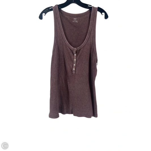 Top Sleeveless By Aerie In Brown, Size: Xl