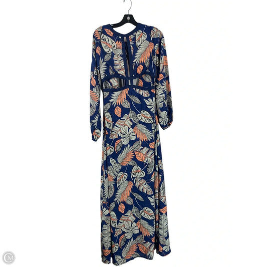 Dress Casual Maxi By Boohoo Boutique In Navy, Size: 4