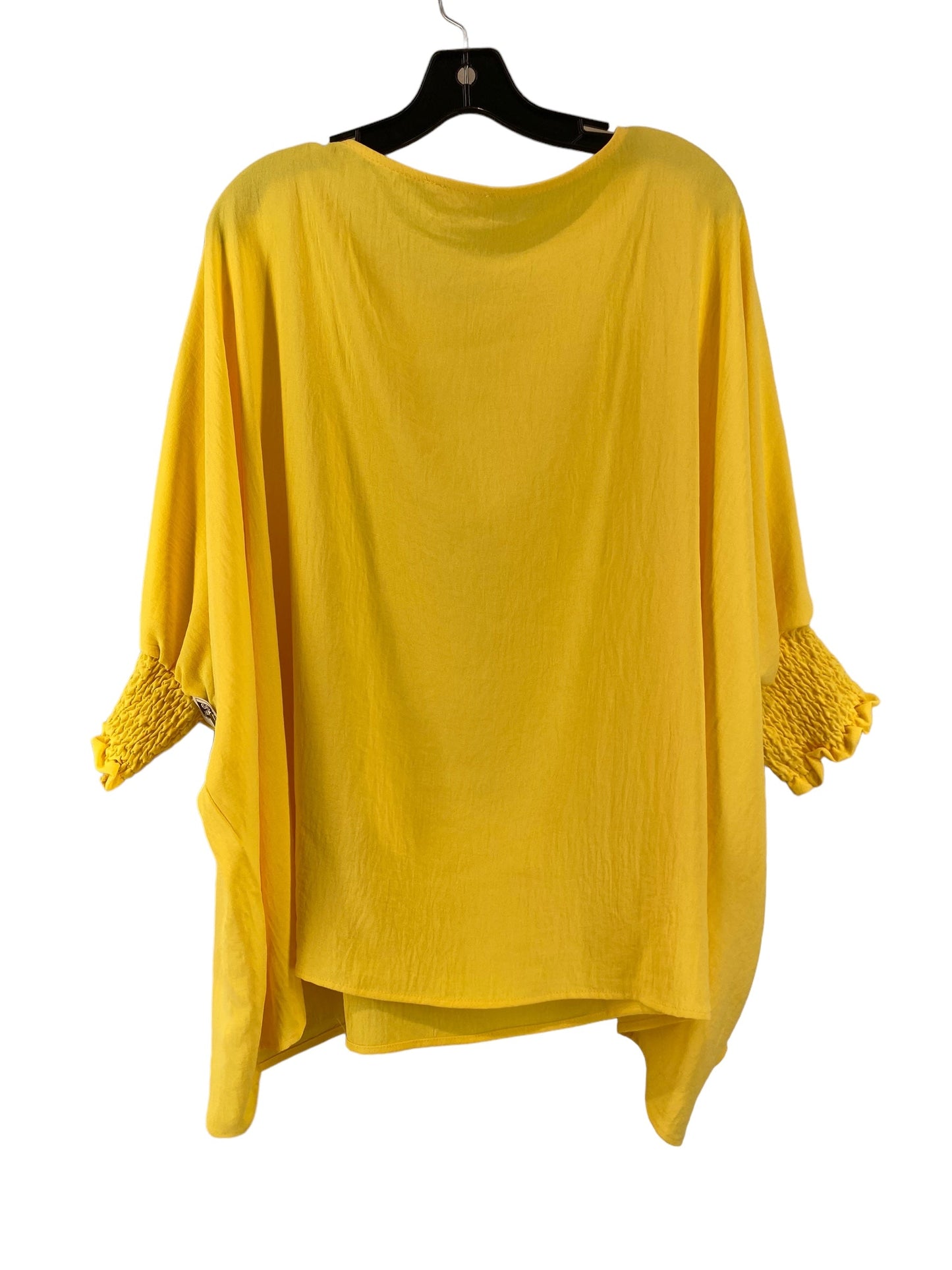 Yellow Top Long Sleeve Oddi, Size M