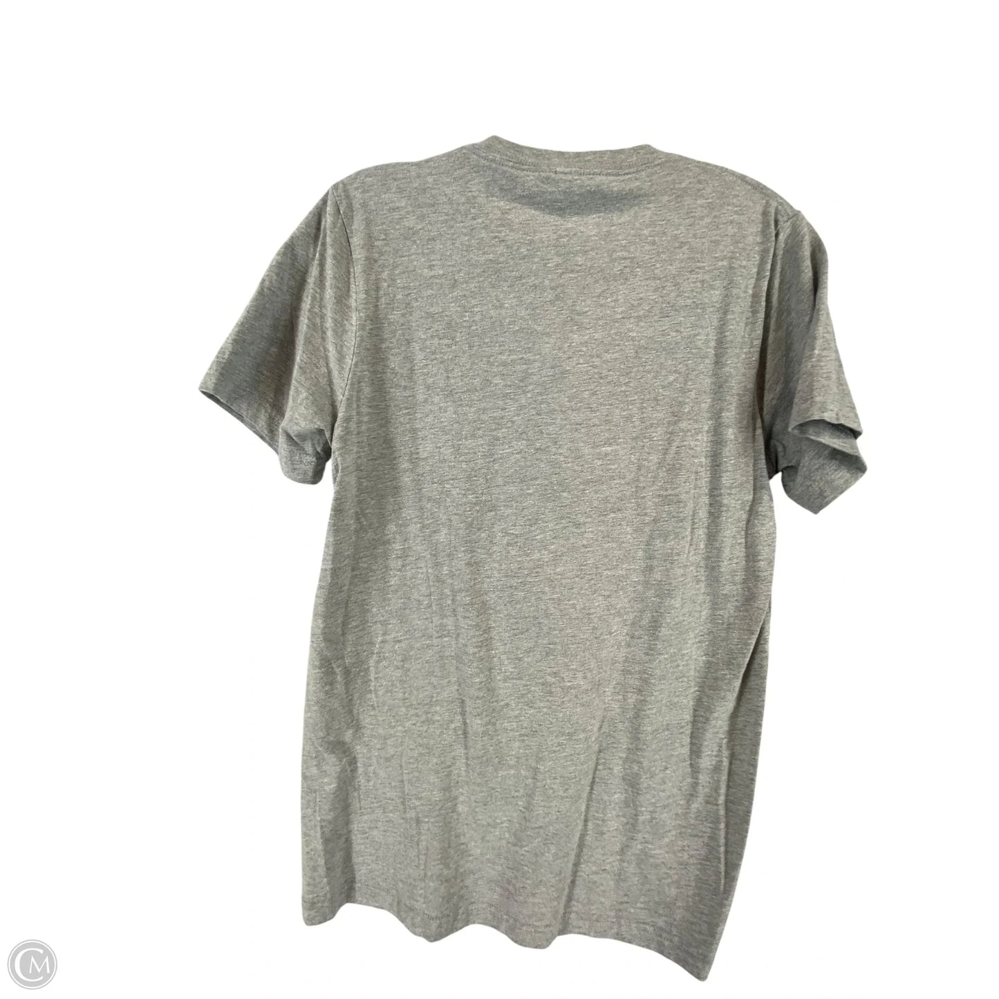 Top Short Sleeve By Bella + Canvas In Grey, Size: M