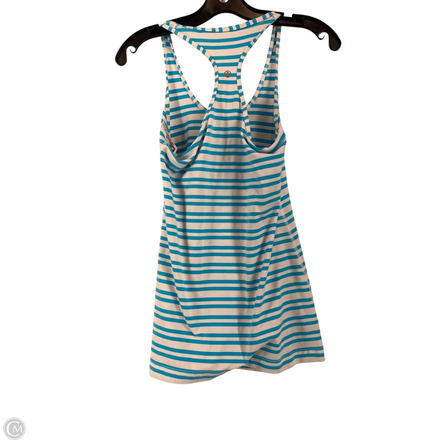 Athletic Tank Top By Lululemon In Striped Pattern, Size: 6
