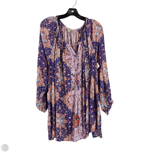 Top Long Sleeve By Lucky Brand In Purple, Size: 2x