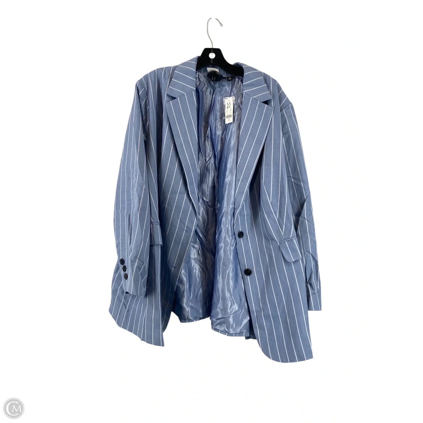 Blazer By New York And Co In Blue & White, Size: 4x