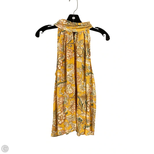 Top Sleeveless By Rachel Roy In Yellow, Size: M