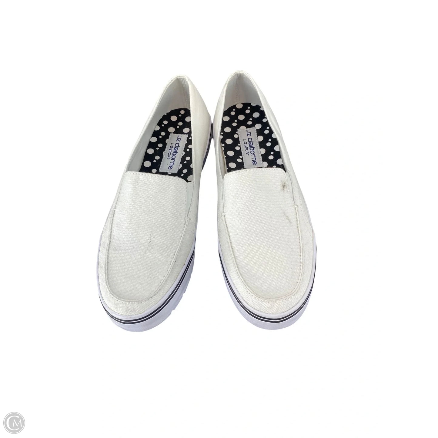 Shoes Sneakers By Liz Claiborne In White, Size: 8.5