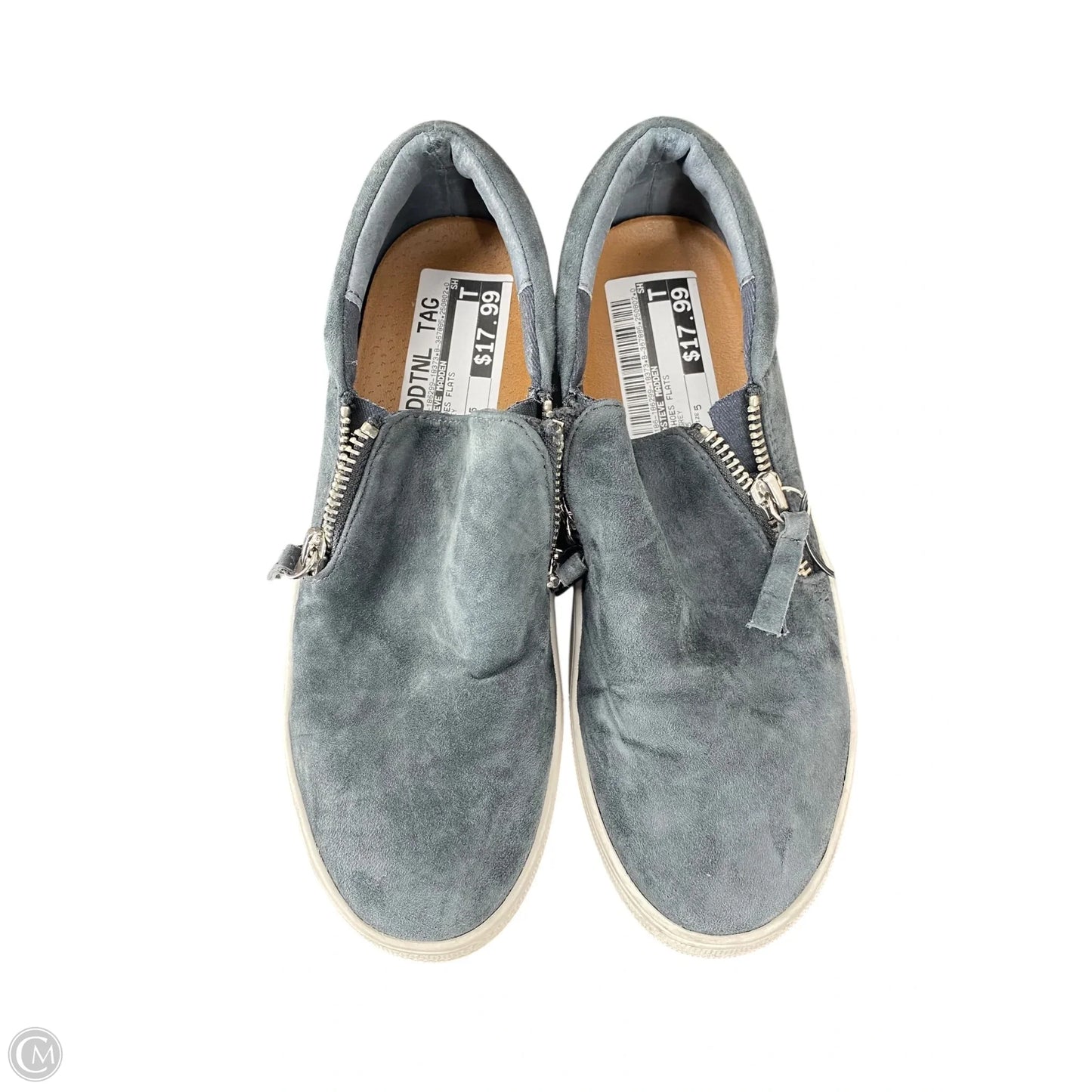 Shoes Flats By Steve Madden In Grey, Size: 5