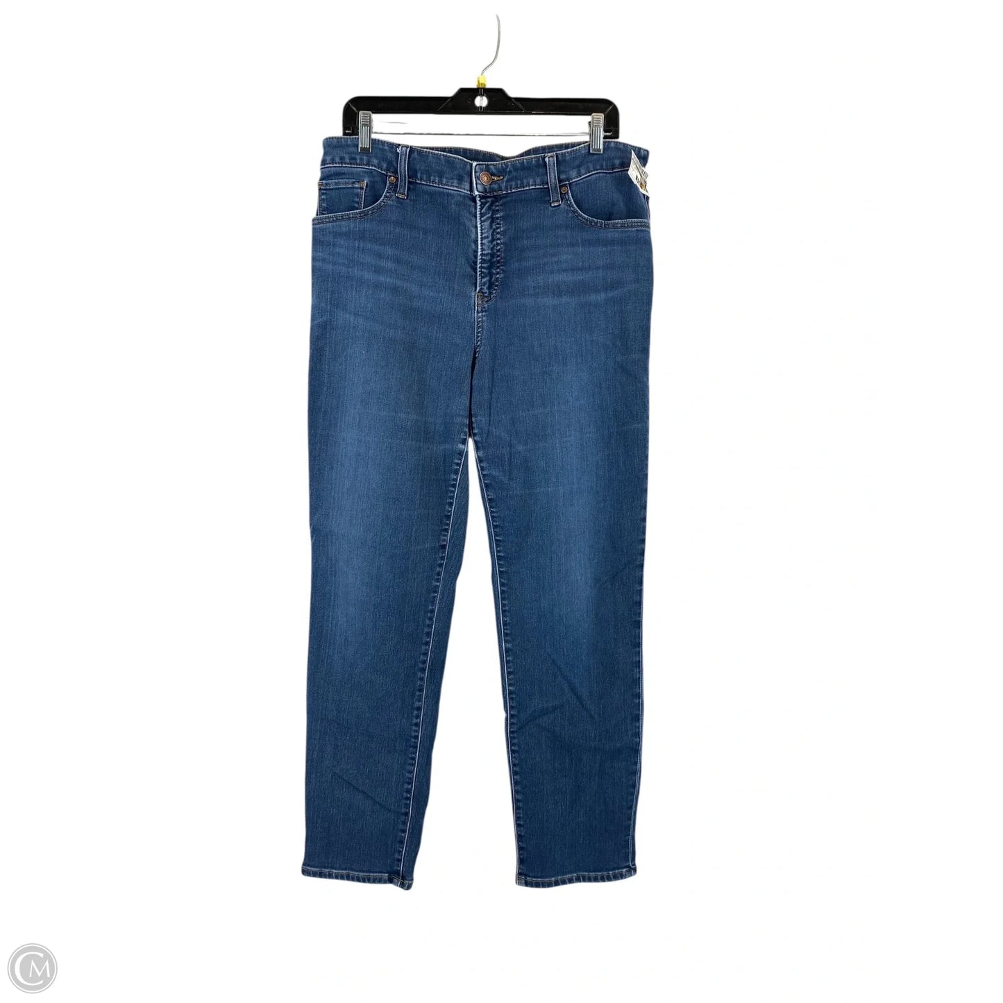Jeans Cropped By Chicos In Blue Denim, Size: 2