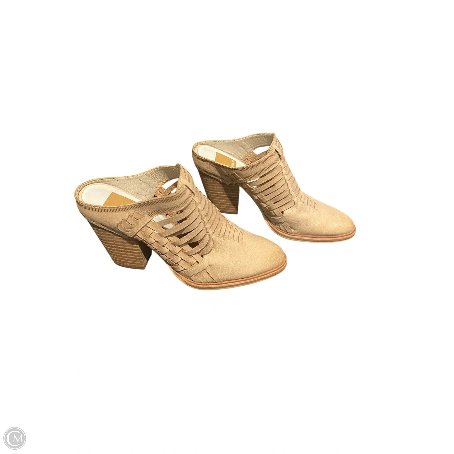 Boots Ankle Heels By Dolce Vita In Tan, Size: 6