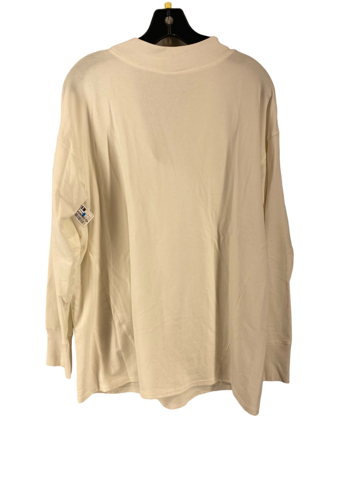 White Top Long Sleeve Zenergy By Chicos, Size 2