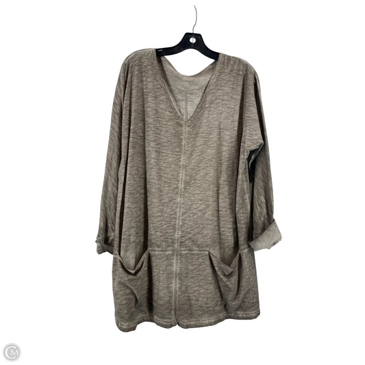 Top Long Sleeve By Soft Surroundings In Brown, Size: S