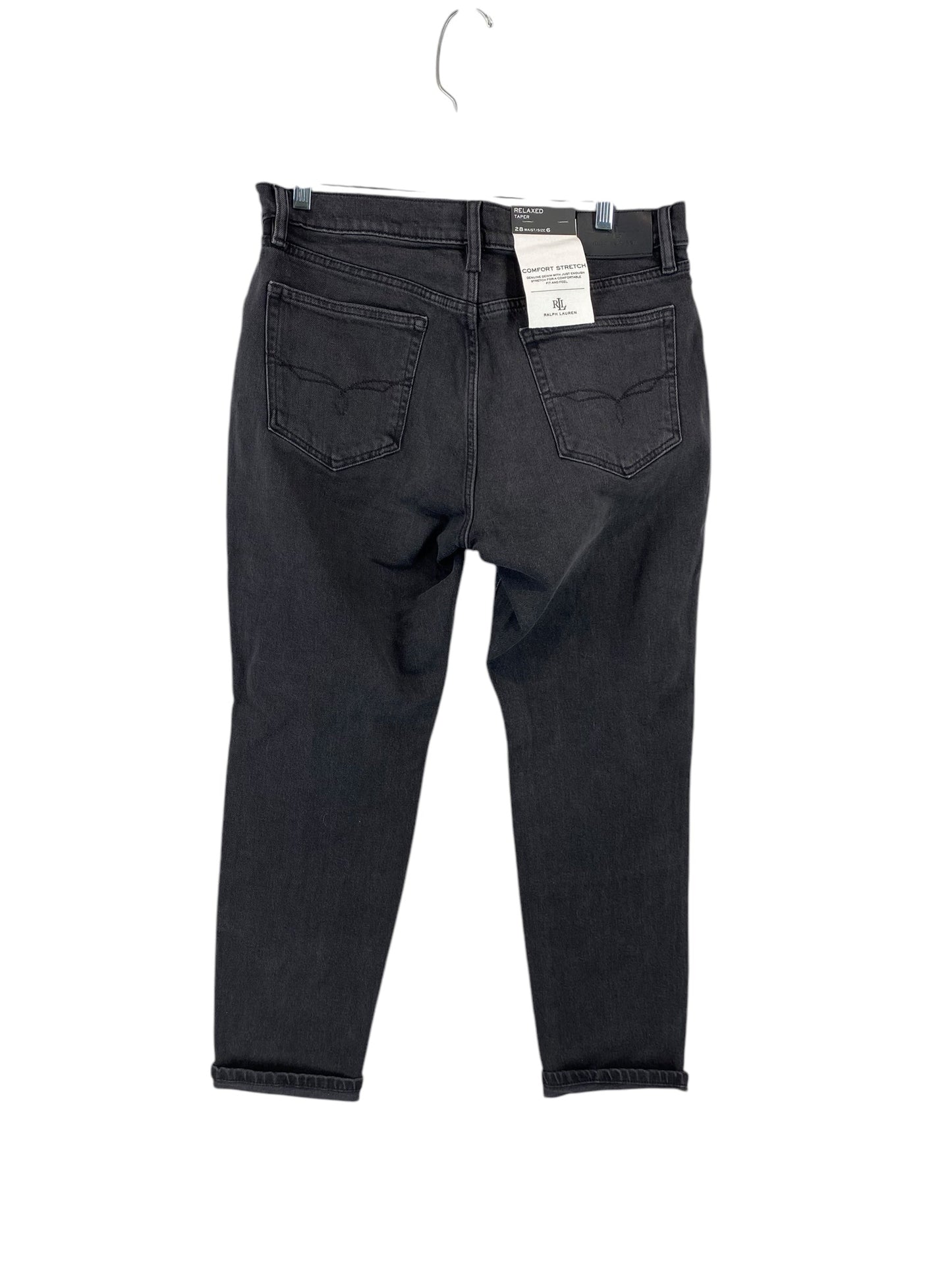 Jeans Straight By Ralph Lauren In Black, Size: 6