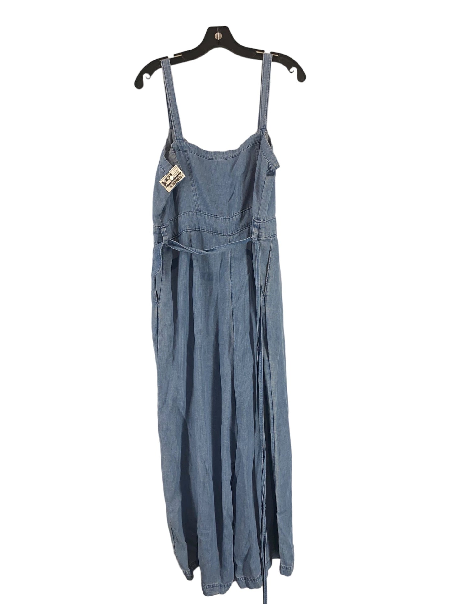 Blue Denim Jumpsuit Loft, Size 12