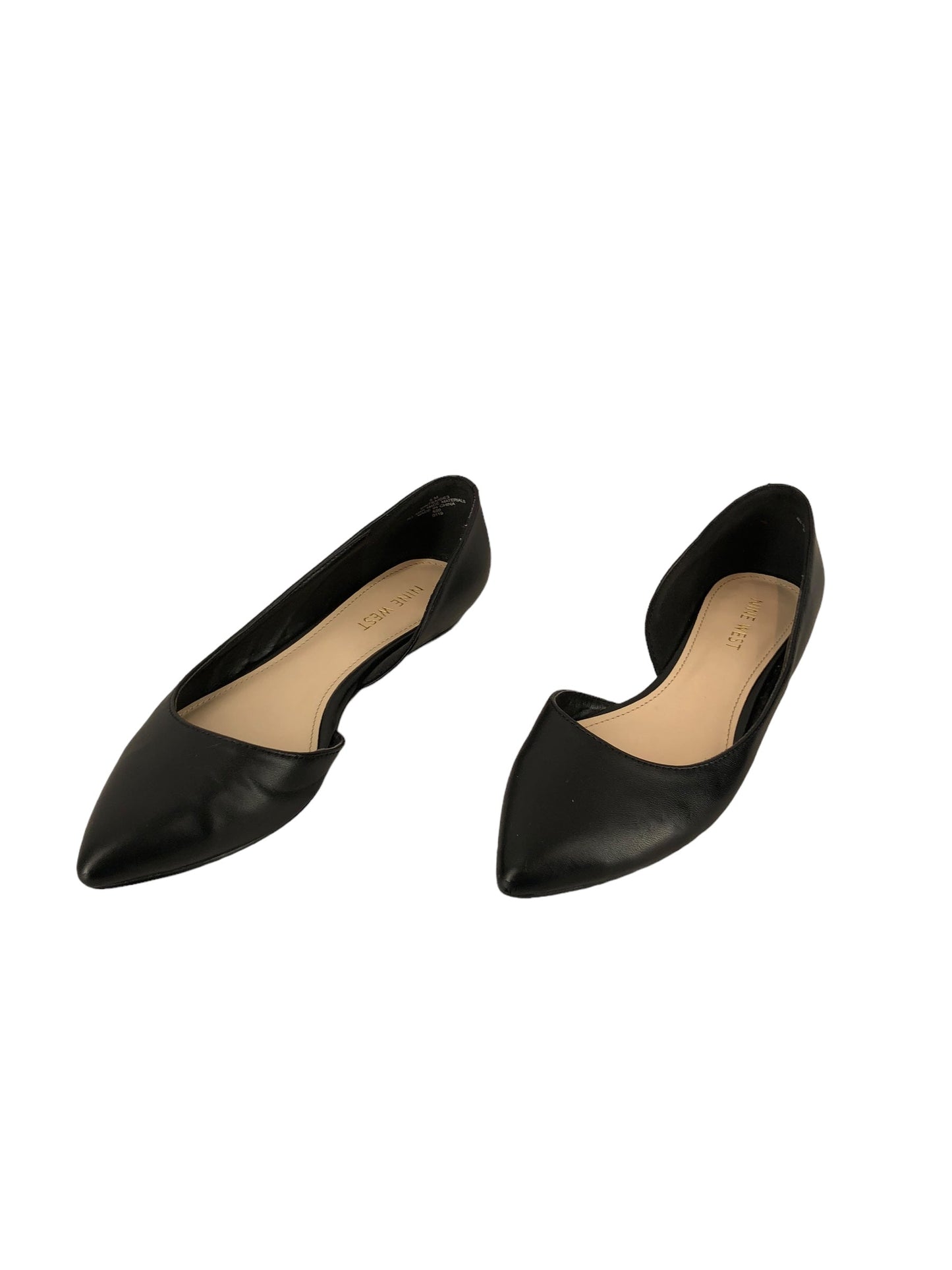 Black Shoes Flats Nine West, Size 5