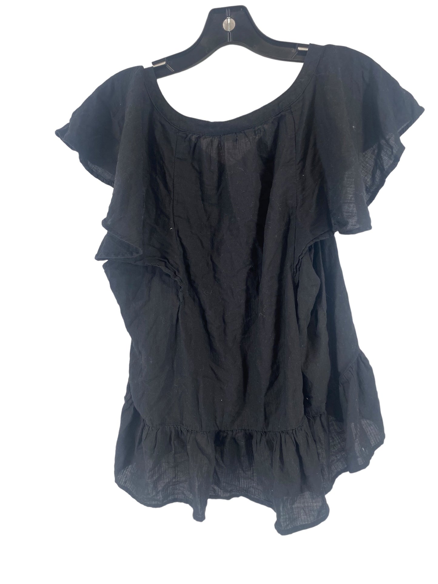 Black Top Sleeveless Ana, Size Xl