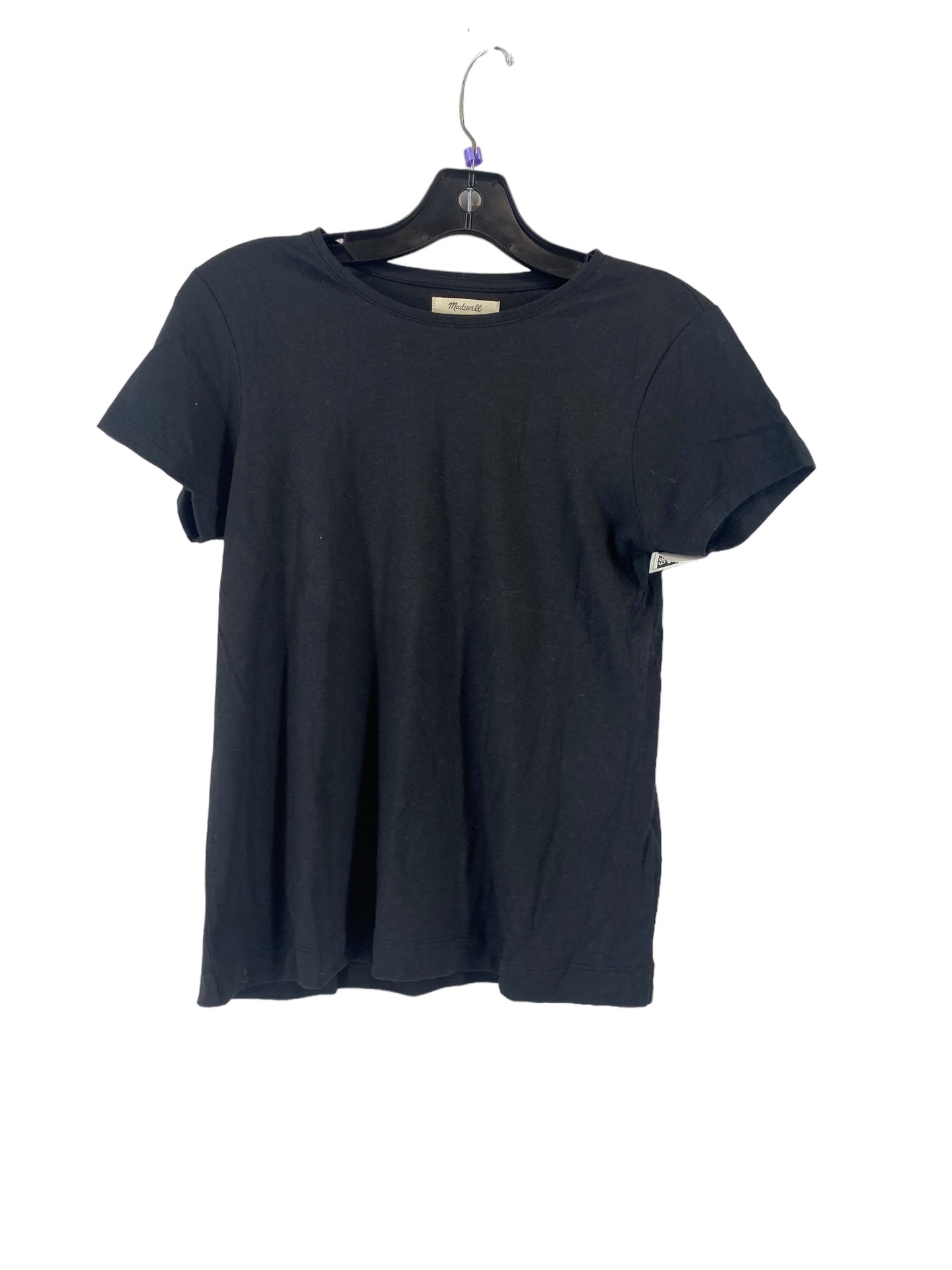 Black Top Short Sleeve Madewell, Size Xs