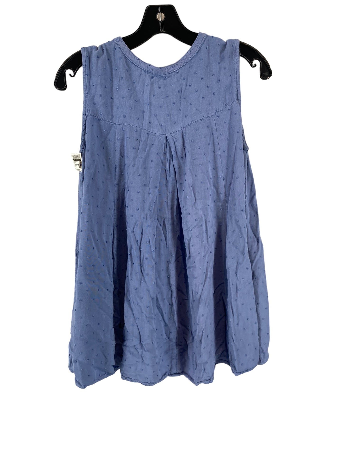 Blue Top Sleeveless She + Sky, Size S