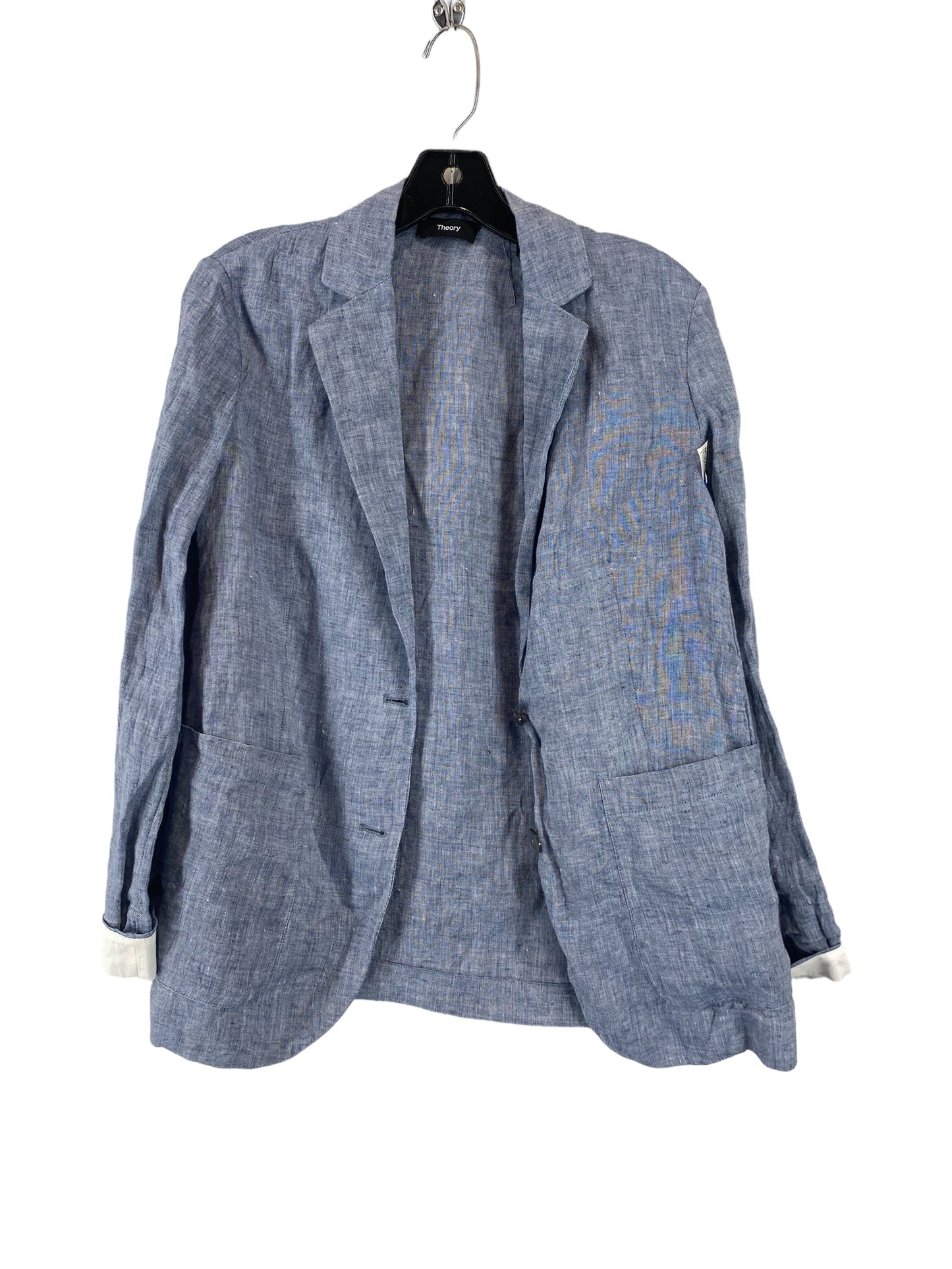 Blue Denim Blazer Theory, Size 0