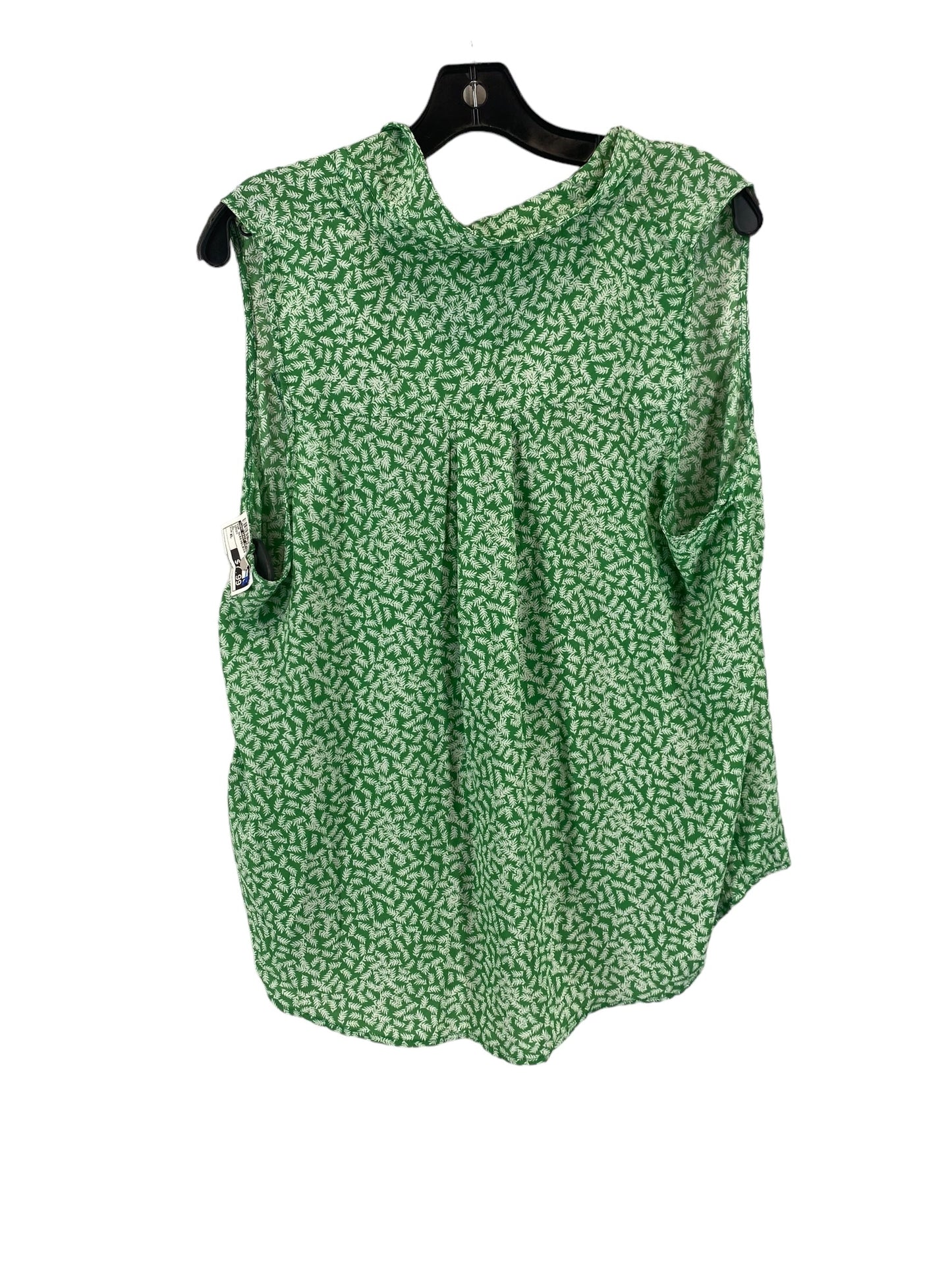 Green Top Sleeveless Who What Wear, Size Xl