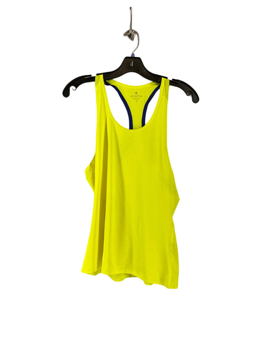 Yellow Athletic Tank Top Athleta, Size S