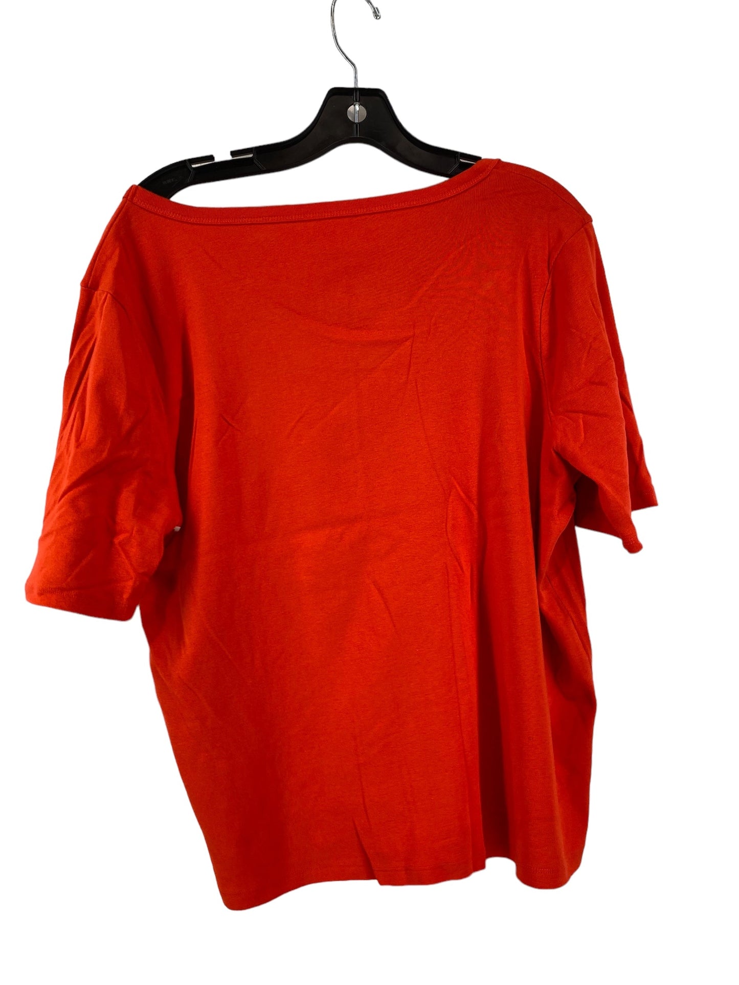 Red Top Short Sleeve Time And Tru, Size Xxl