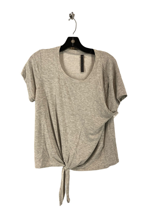 Grey Top Short Sleeve Gaiam, Size L