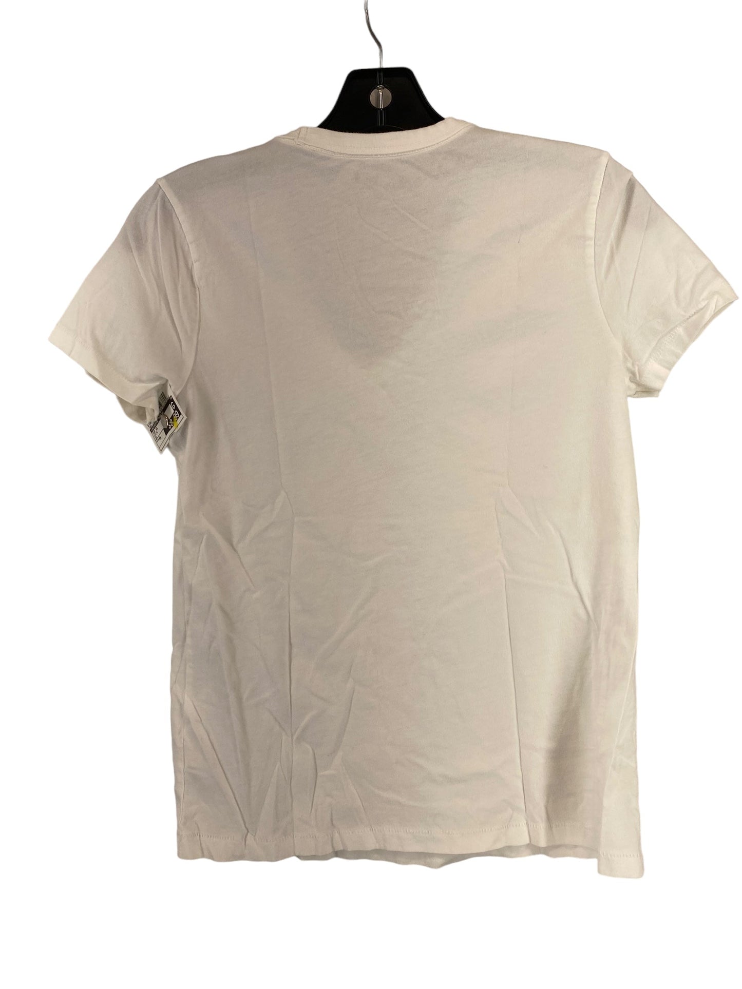 White Top Short Sleeve Universal Thread, Size Xs