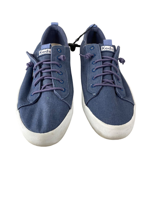 Blue Shoes Sneakers Keds, Size 8.5