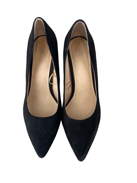 Black Shoes Heels Stiletto H&m, Size 8
