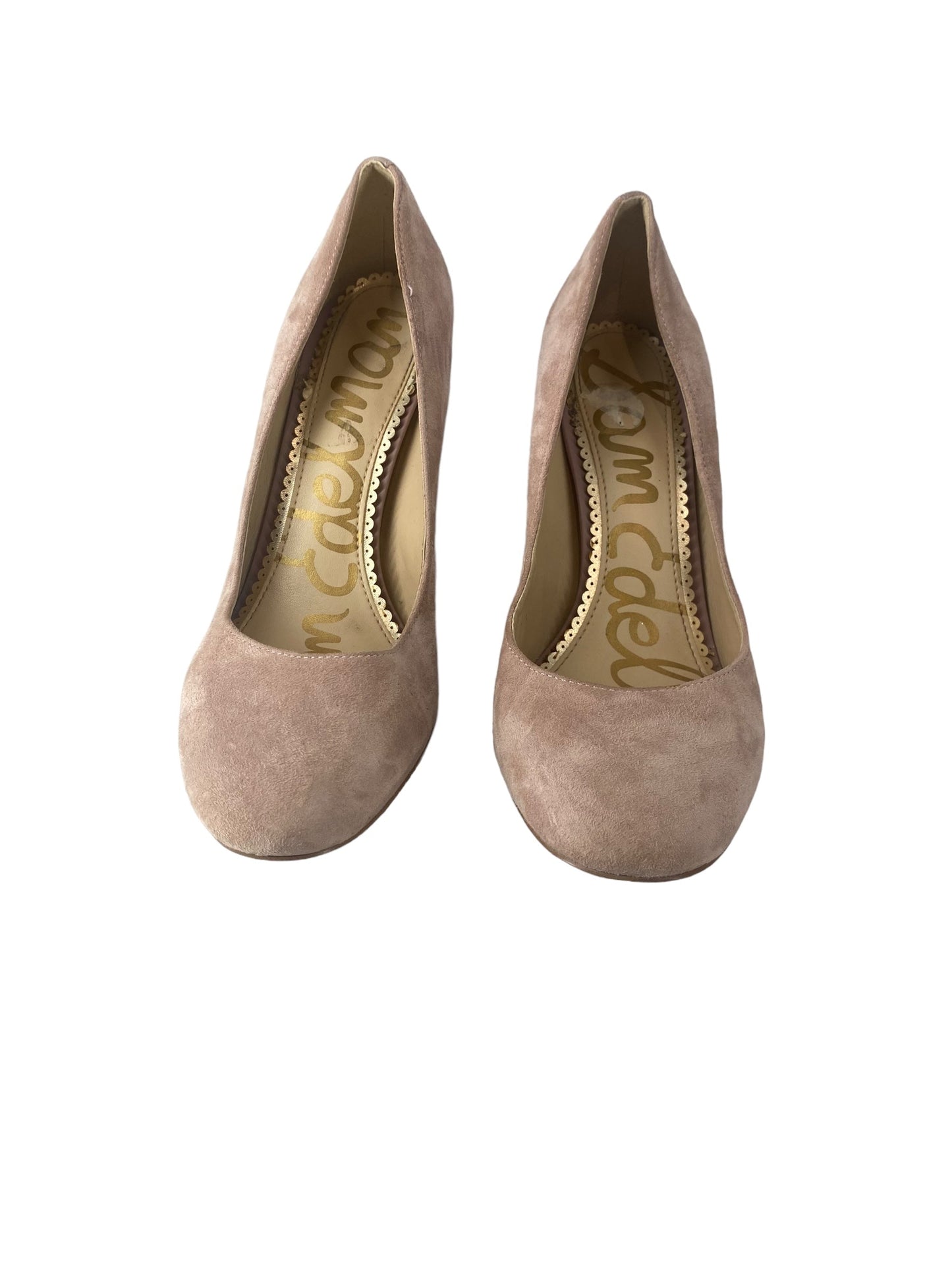 Pink Shoes Heels Block Sam Edelman, Size 6.5