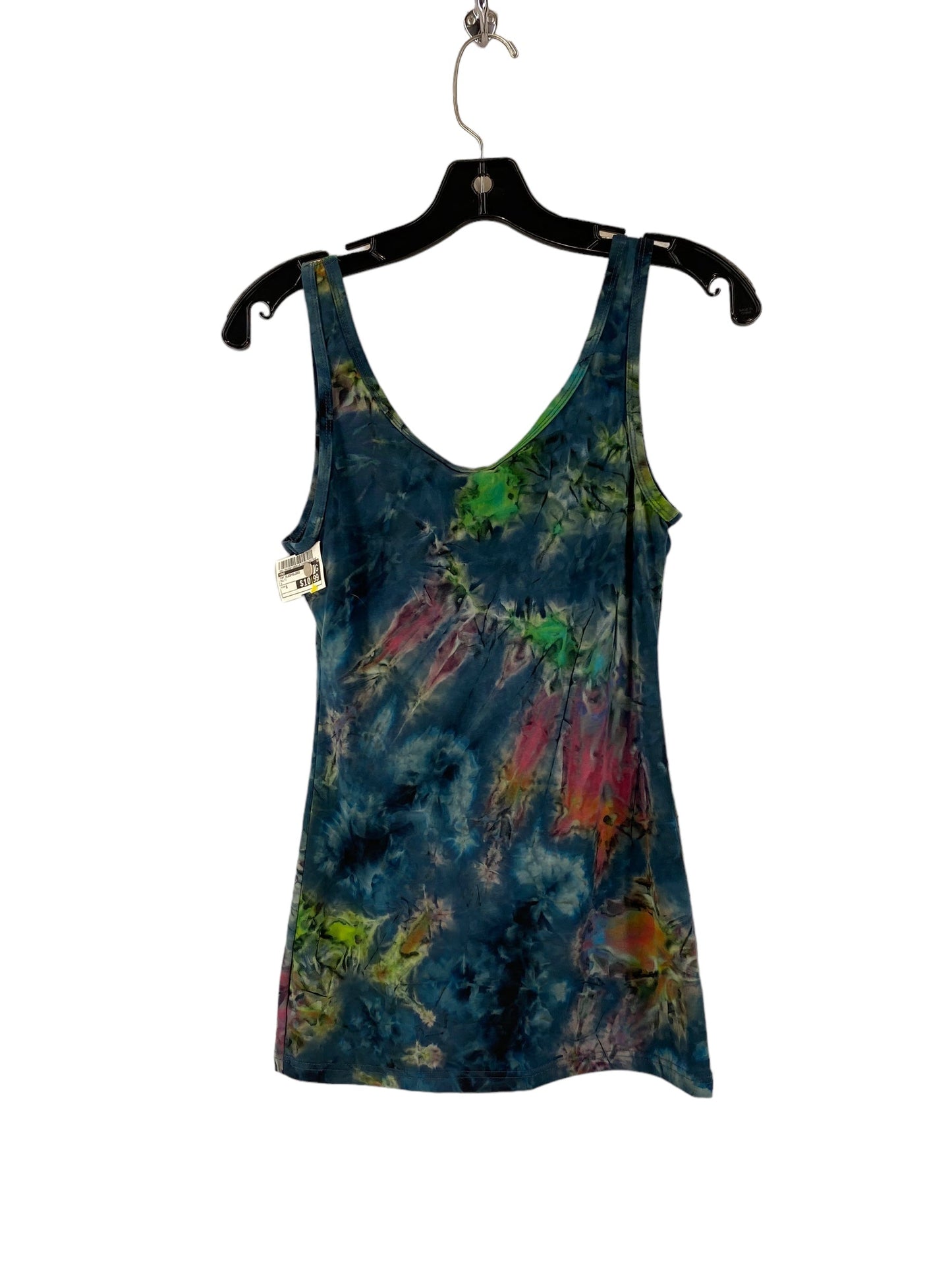 Multi-colored Top Sleeveless Bke, Size S