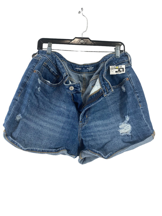 Blue Denim Shorts Old Navy, Size 16