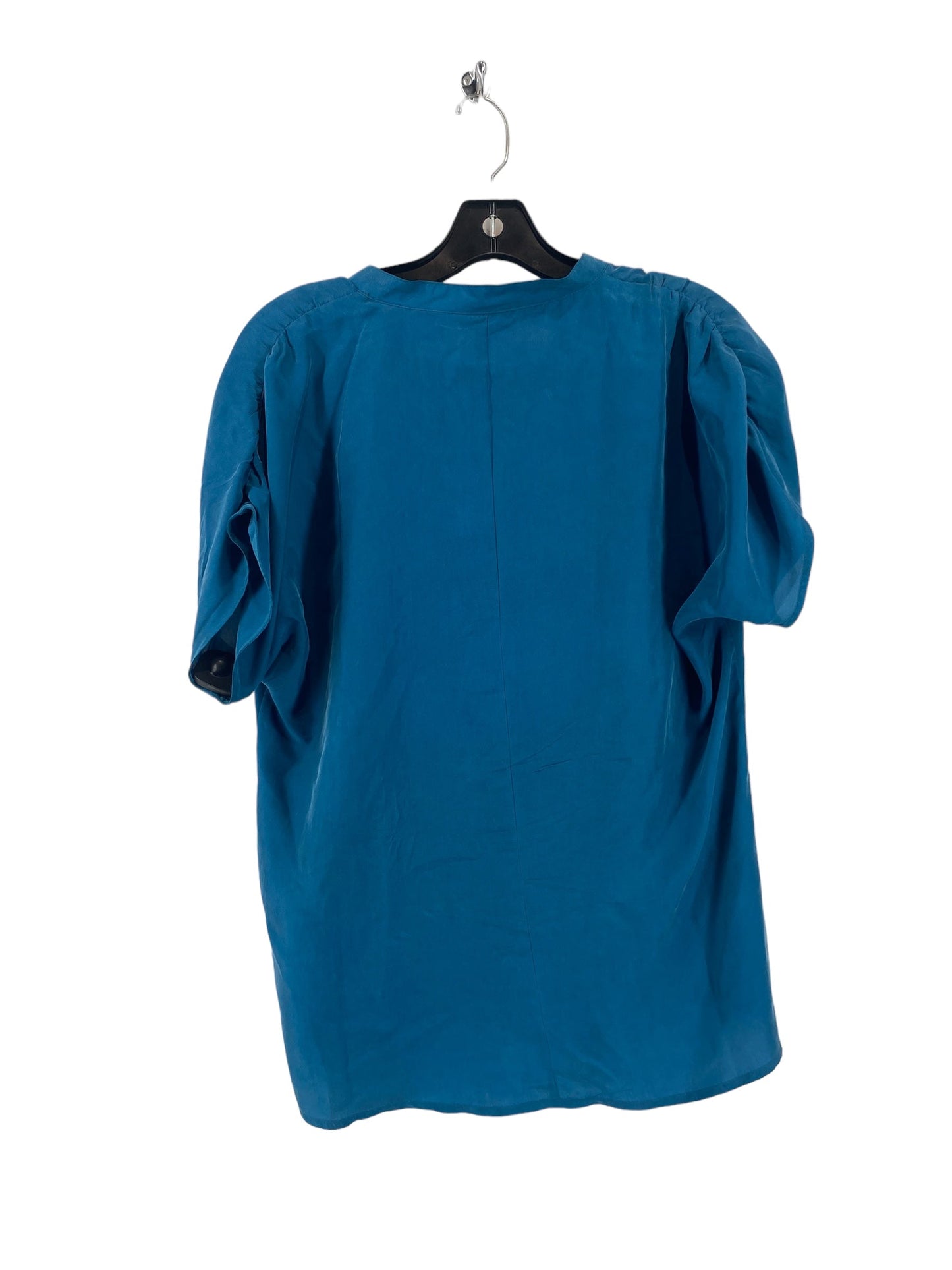 Top Short Sleeve By Banana Republic In Teal, Size: S