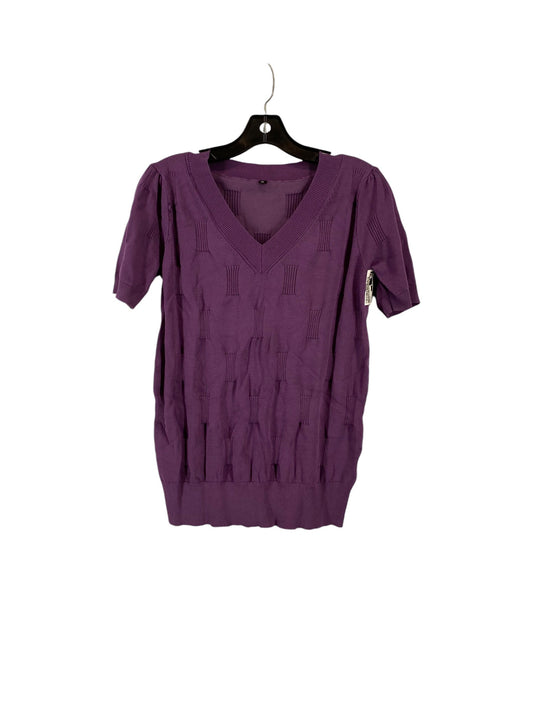 Top Short Sleeve By Clothes Mentor In Purple, Size: M