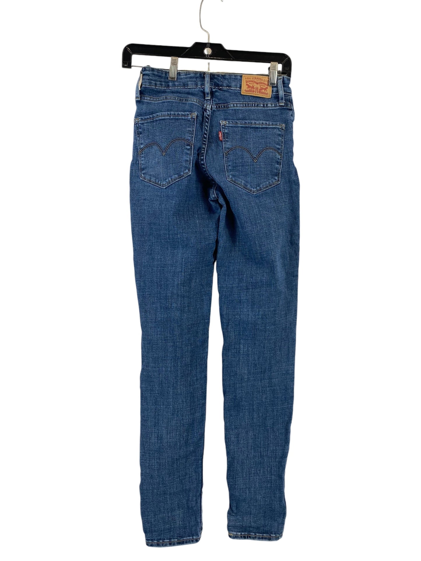 Jeans Skinny By Levis In Blue Denim, Size: 26