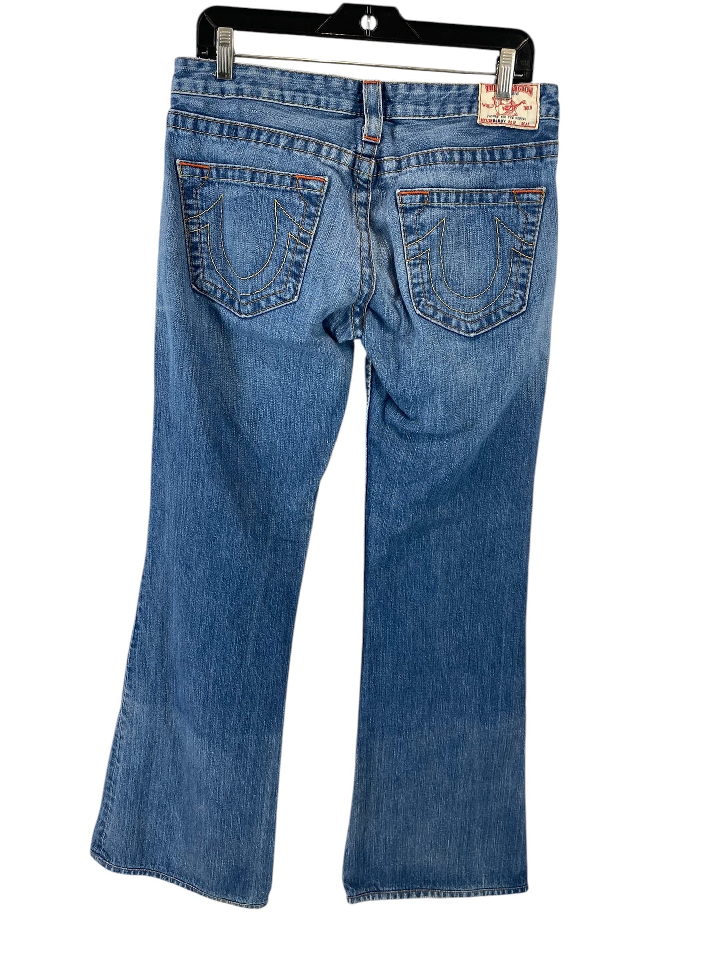 Jeans Boot Cut By True Religion In Blue Denim, Size: 31