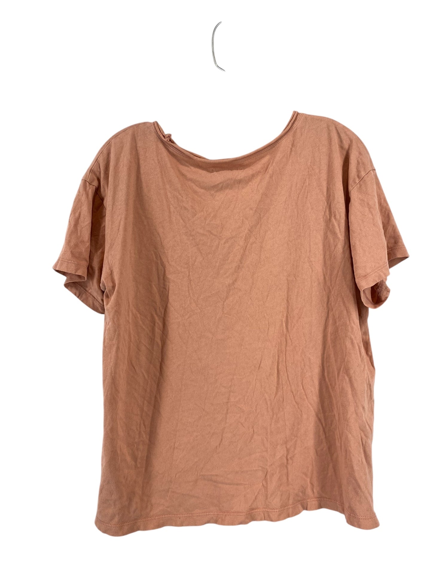 Top Short Sleeve By Madewell In Pink, Size: M