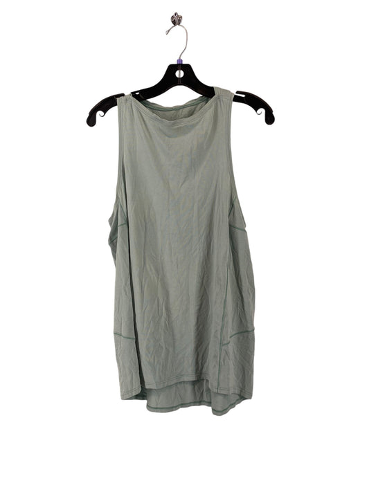 Athletic Tank Top By Lululemon In Green, Size: 8