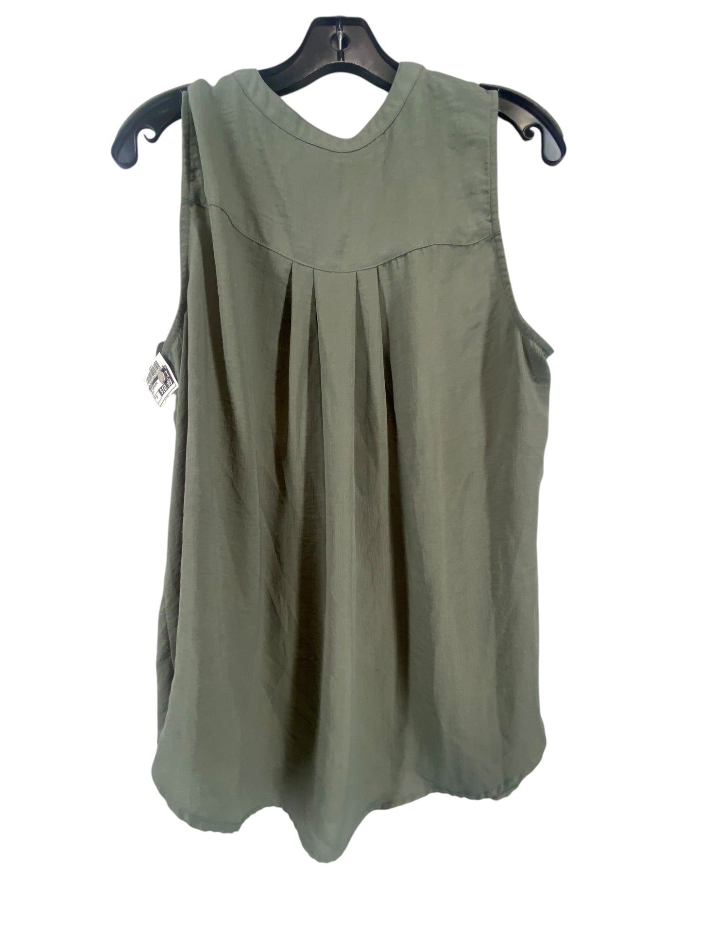 Top Sleeveless By Torrid In Green, Size: 1x