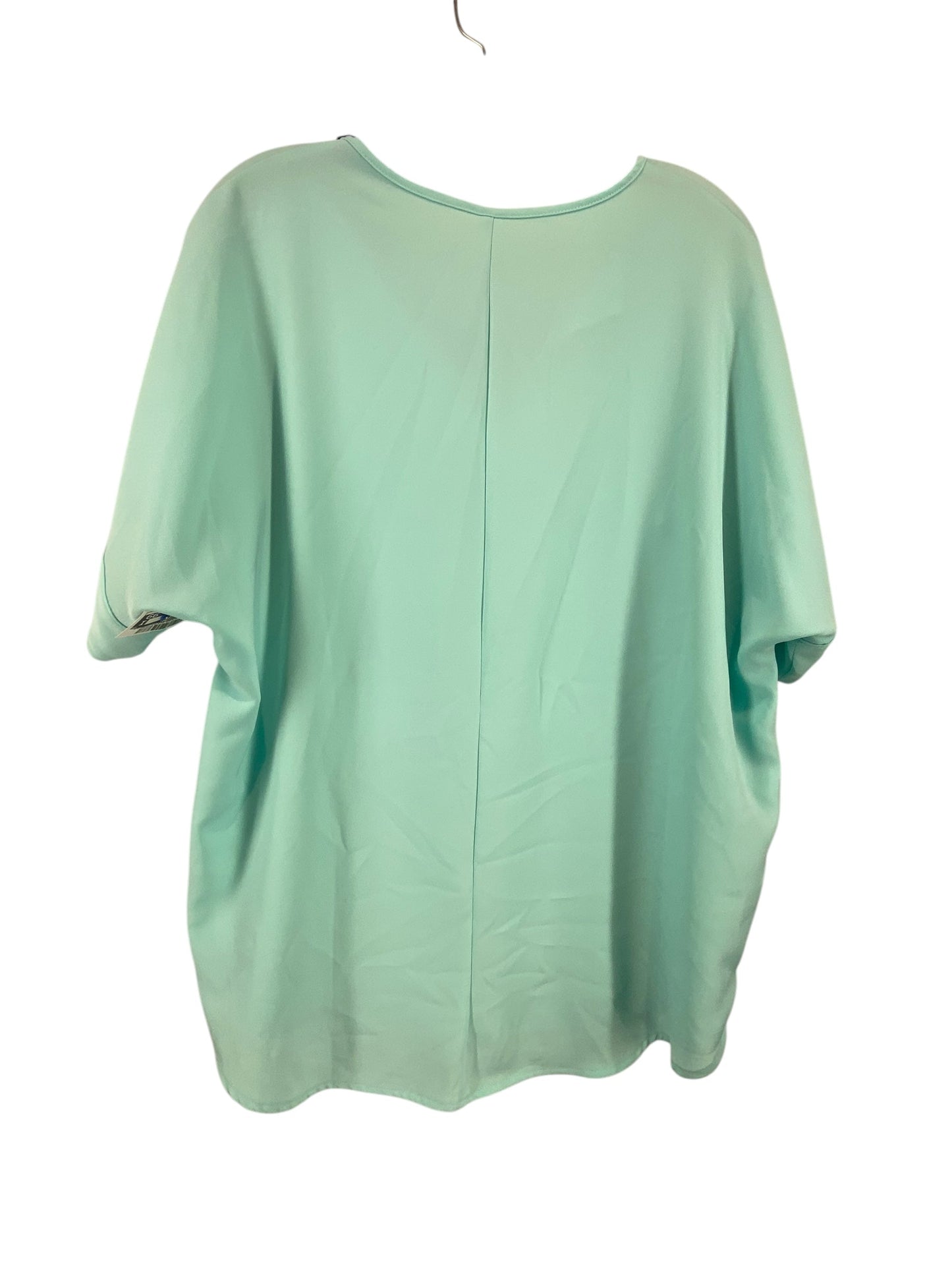 Top Short Sleeve By Zenana Outfitters In Teal, Size: M