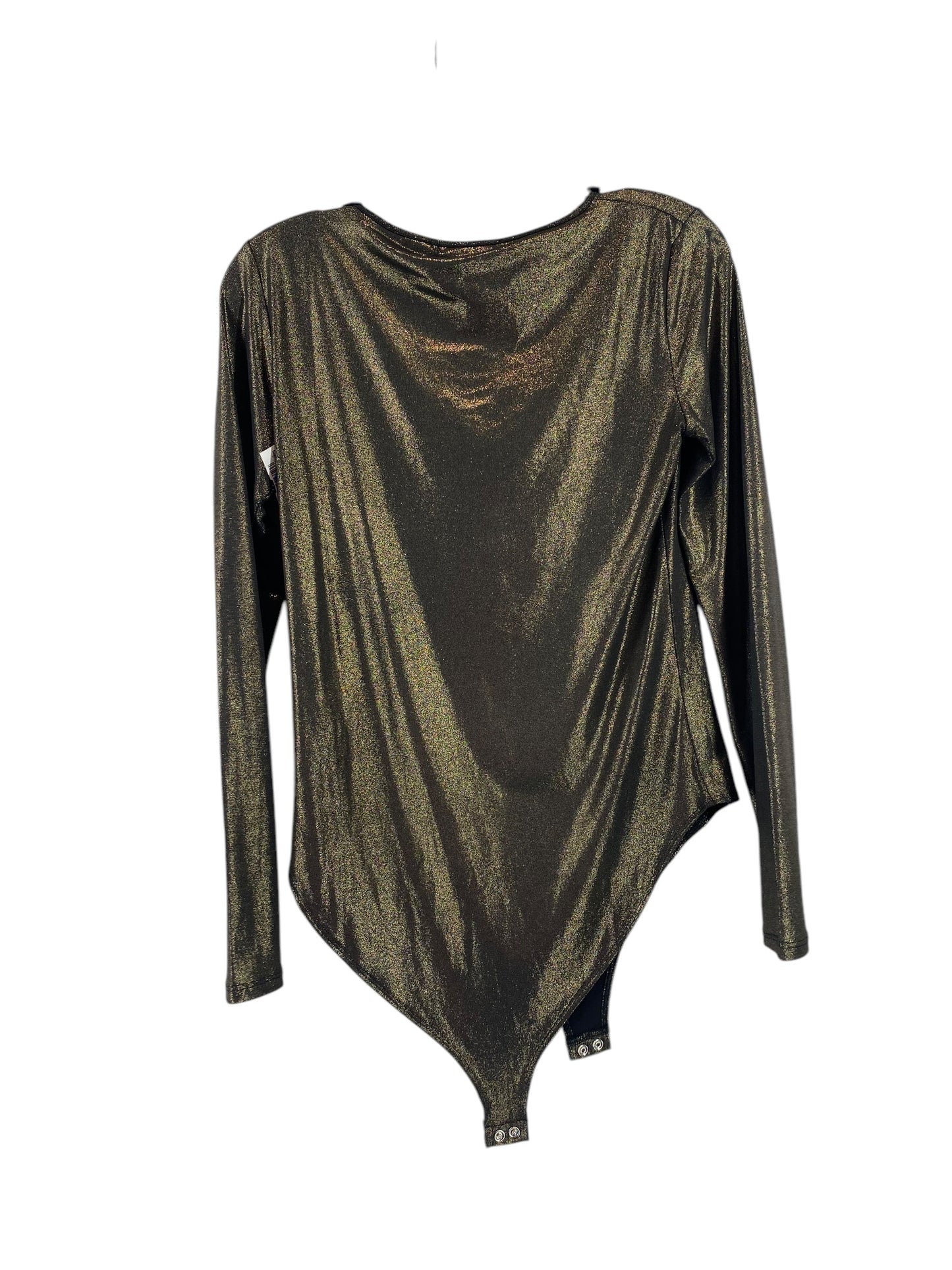 Bodysuit By Forever 21 In Gold, Size: L