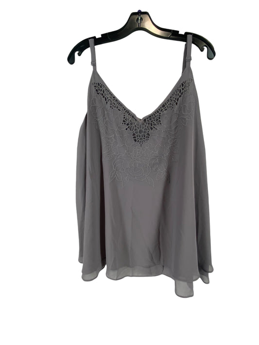 Top Sleeveless By Torrid In Grey, Size: 3x