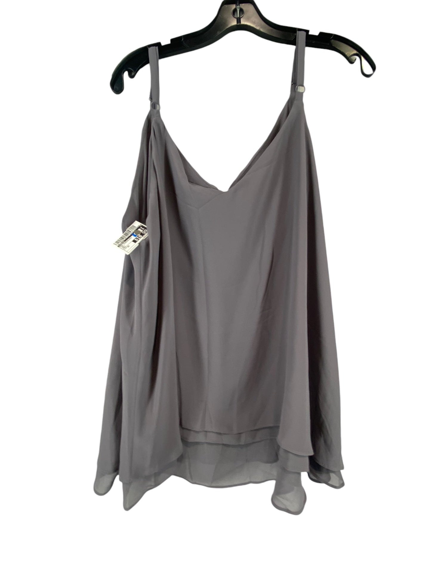 Top Sleeveless By Torrid In Grey, Size: 3x